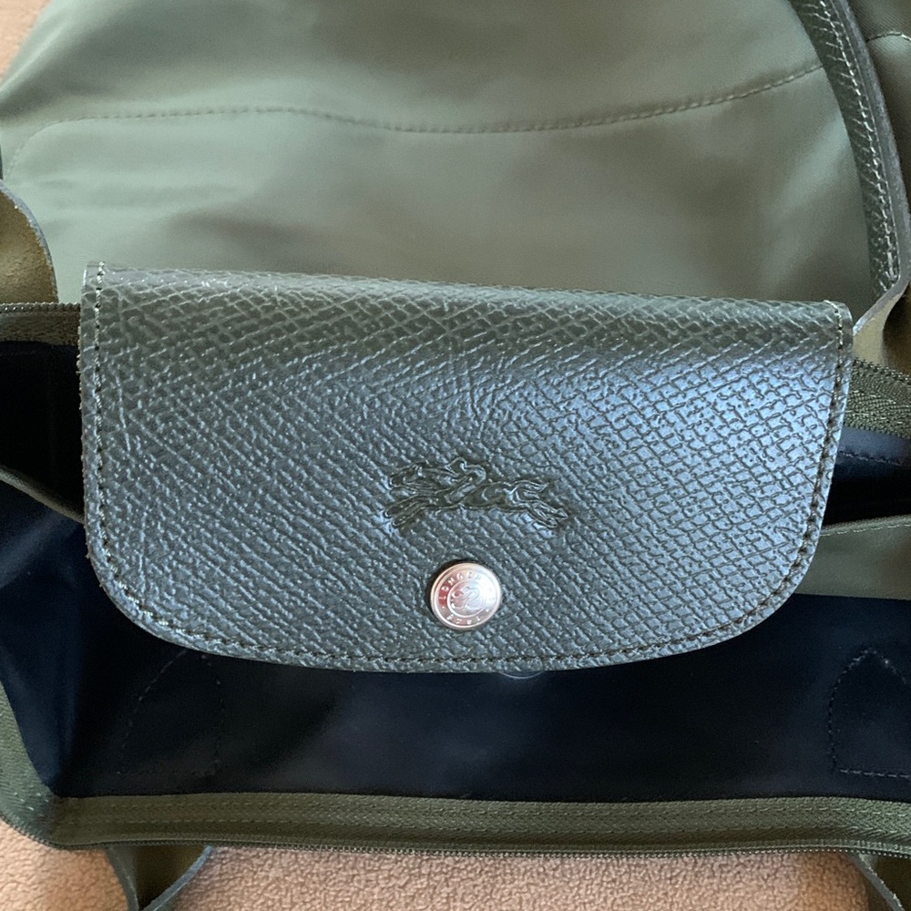 Longchamp Green Nylon Tote Bag - Picture 6 of 9